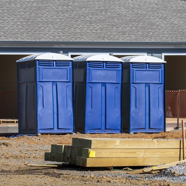 are there any restrictions on where i can place the porta potties during my rental period in Wooster